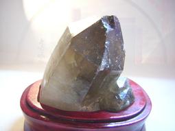 【采鑫坊】茶黃水晶簇~總高102.5mm《免運費.免郵資》附特製木座~ 歷史價格詳細信息