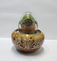 招財.聚財聚寶盆+天然彩色水晶碎石+7色元寶+底座.一組優惠價380元 歷史價格詳細信息