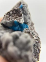 開運水晶 礦石 印度五角石/水硅礬鈣石，經典品種，很喜歡這個藍色。6286 歷史價格詳細信息