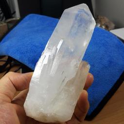 [友克鑫礦業]ak124約重457g-透亮白水晶柱 窗子水晶 大師水晶 水晶柱 未拋光 原礦 歷史價格詳細信息