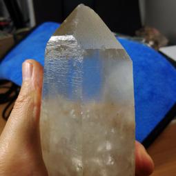 [友克鑫礦業]ak124約重457g-透亮白水晶柱 窗子水晶 大師水晶 水晶柱 未拋光 原礦 歷史價格詳細信息