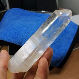 [友克鑫礦業]ak124約重457g-透亮白水晶柱 窗子水晶 大師水晶 水晶柱 未拋光 原礦 歷史價格詳細信息