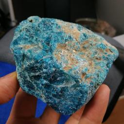 [友克鑫礦業]dd296約重400g-大塊藍磷灰 原礦 磷灰石 Apatite 天然水晶 原石 藍磷灰石 歷史價格詳細信息