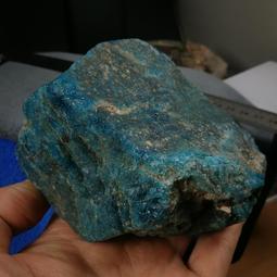 [友克鑫礦業]dd296約重400g-大塊藍磷灰 原礦 磷灰石 Apatite 天然水晶 原石 藍磷灰石 歷史價格詳細信息