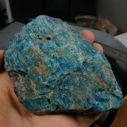 [友克鑫礦業]dd242約重488g-藍磷灰 原礦 磷灰石 Apatite 天然水晶 原石 藍磷灰石 歷史價格詳細信息