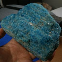 [友克鑫礦業]dd242約重488g-藍磷灰 原礦 磷灰石 Apatite 天然水晶 原石 藍磷灰石 歷史價格詳細信息