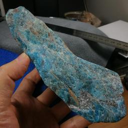 [友克鑫礦業]dd242約重488g-藍磷灰 原礦 磷灰石 Apatite 天然水晶 原石 藍磷灰石 歷史價格詳細信息
