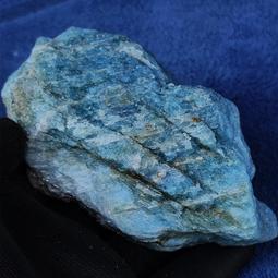 [友克鑫礦業]dd242約重488g-藍磷灰 原礦 磷灰石 Apatite 天然水晶 原石 藍磷灰石 歷史價格詳細信息