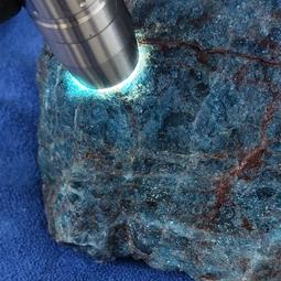 [友克鑫礦業]dd255約重693g-大塊藍磷灰 原礦 磷灰石 Apatite 天然水晶 原石 藍磷灰石 歷史價格詳細信息
