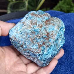[友克鑫礦業]dd296約重400g-大塊藍磷灰 原礦 磷灰石 Apatite 天然水晶 原石 藍磷灰石 歷史價格詳細信息