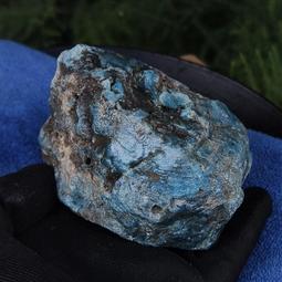 [友克鑫礦業]dd296約重400g-大塊藍磷灰 原礦 磷灰石 Apatite 天然水晶 原石 藍磷灰石 歷史價格詳細信息