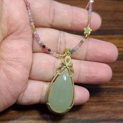 天然和闐玉和田玉軟玉滿綠碧玉手鍊手環手珠手串11-12.5mm珠寶首飾寶石飾品數款任選其一B組 歷史價格詳細信息