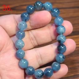 海藍寶 魔鬼藍 手鍊 手環 手珠 魔鬼海藍寶 6mm 天然❤水晶玉石特賣#R148-1 歷史價格詳細信息