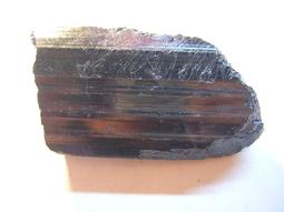 【采鑫坊】山景紋黑碧璽原礦帶方解石原礦~長49mm《直購品》~ 歷史價格詳細信息