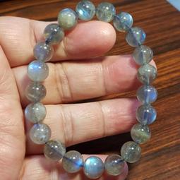 灰月光石 拉長石 月光石 手鍊 手環 手珠 ELO913 歷史價格詳細信息