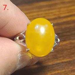 蜜蠟 戒指 蛋面 天然 ❤水晶玉石特賣#B504-4 歷史價格詳細信息