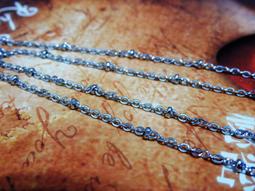 << 紫愛水晶 >>閃亮扁圈～鋼鍊  長約43.5-45.5cm 歷史價格詳細信息