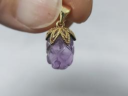 『玲玲水晶藝品』 紫水晶愛心 微帶彩光 開智慧 晶體透 有綿有共生礦 有天然礦缺 小巧可放辦公桌、書桌  甜甜價！！ 歷史價格詳細信息