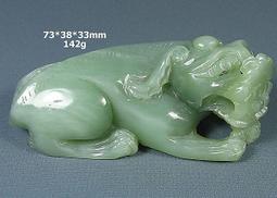 《 和闐玉 》※ 附大師證~藏友藏品寄賣 ※  帶皮原石籽料手把件~~如意太平有相 歷史價格詳細信息