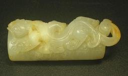 老和闐玉，河磨玉 析木綠，無結構 手串 -2875 歷史價格詳細信息