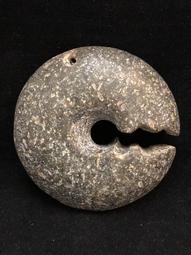 高古玉璧，有點鈣化，尺寸32&times;5mm10296 歷史價格詳細信息