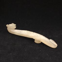 {水噹噹有夠豪}~漢戰國高古玉 石灰沁 饕餮紋玉琮~特價七天 歷史價格詳細信息