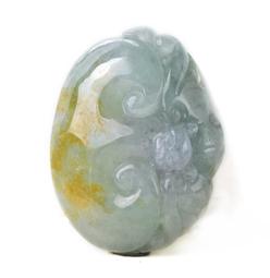 天然緬甸翡翠如意貔貅吊墜項鍊掛件  ❤️尺寸35:19:16.2mm，少許飄黃，自己看實物圖，沒下架都在，可直接拍下，不 歷史價格詳細信息