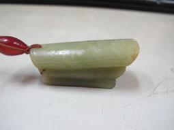 地方玉老滑石璜玉殘件，地方玉軟玉，也叫玉衡375 歷史價格詳細信息
