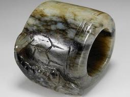 【&sect;鈺礦居&sect;】。和闐水料白玉~玉琮老件。免運費 歷史價格詳細信息