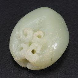 免運費 和闐玉和田玉籽料原皮飄金絲䝛貅項鍊吊墜一雙～大～H 玉體溫潤  小巧精緻 歷史價格詳細信息