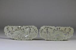 和闐青白玉．花片 &xi;&xi; 舞。鸞鳳 &xi;&xi; 歷史價格詳細信息