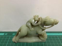 和闐青古玉 玉勒 飛天舞女 鈣化帶黑糖 歷史價格詳細信息