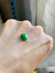 緬甸正料 帝王綠 色標級 濃陽綠 滿綠 冰種翠綠福豆  尺寸14.6-6. 翡翠 飾品 收藏【二手】【長安古玩】-1776 歷史價格詳細信息