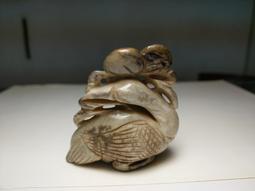 圓如玉文物------民初~創匯期和闐羊脂白玉童子持蓮大玉佩 歷史價格詳細信息