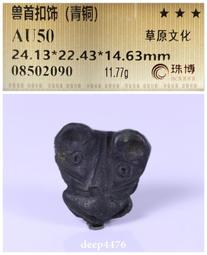 古絲路草原文化鳥型帶扣（青銅），珠博公司評級鑒定，包老保真，3918 歷史價格詳細信息