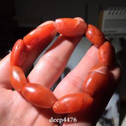 爆老明清瑪瑙珠一串10顆，風化紋漂亮，有兩個有小綹。其他都完10528 歷史價格詳細信息