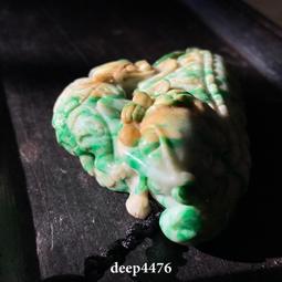 歲月~全品糯冰飄花老翡翠玉璧福在眼前福祿雙全56*5mm10729 歷史價格詳細信息