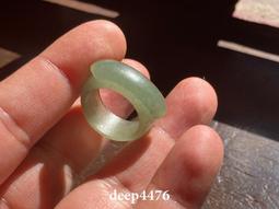 清代翡翠馬鞍戒，全品，包漿渾厚，內壁光滑。內徑：19mm。 舊藏 古玩 翡翠 二手【國際藏館】-242 歷史價格詳細信息