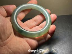 滿花藍綠底小肉扣 尺寸16*5.8 種不算很特別好 勝在和花色 尺寸適 翡翠 飾品 收藏【二手】【佛緣閣】-1805 歷史價格詳細信息