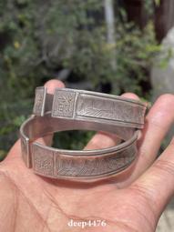 老銀鐲，孩童專用31克，直徑52毫，寬窄6毫，包漿自 古玩 老物件 舊藏 -3730 歷史價格詳細信息