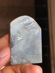 和闐玉青花牌子，紅色的是紅瑪瑙珠，全品無傷裂，料子包和闐玉，支持全國任何一個有資質的珠寶玉 歷史價格詳細信息