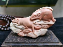 民間回收壽山石玉蘭花把件。正宗壽山石芙蓉石，老性石料，石質細23293 歷史價格詳細信息