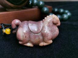 清倉回血！ 民間回收壽山石《雙鼠運財》把件，壽山旗降石材質，23185 歷史價格詳細信息