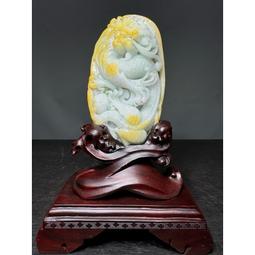 天然a貨紫羅蘭陽綠春帶彩翡翠手鐲+佛公27530 歷史價格詳細信息