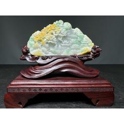 天然a貨紫羅蘭陽綠春帶彩翡翠手鐲+佛公27530 歷史價格詳細信息