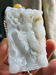 天然A貨緬甸玉 冰膠老油綠俏金手工雕佛公翡翠佛墜 冰起膠晴底色藏抹冰黃 肚圓澎法像好 歷史價格詳細信息