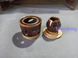 油燈(17)~陶瓷~浮雕~冰裂紋~總高約14.7CM~懷舊.擺飾.道具 歷史價格詳細信息