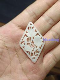 明朝和田玉連珠花卉將軍扣式樣的壁掛件15135 歷史價格詳細信息