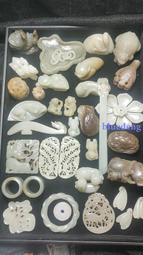 和田玉小件，仿古明清和田玉小件一組。25一個，滿百15651 歷史價格詳細信息