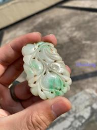 清代老翡翠三角花片 質地老熟光澤瑩潤工藝精致 舊貨 老物件 收藏【二手】【破銅爛鐵】-2258 歷史價格詳細信息